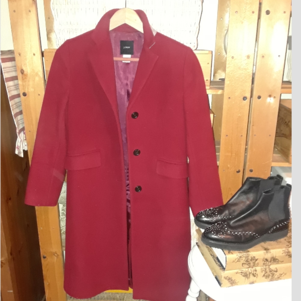 J. Crew Wool Cashmere Peacoat